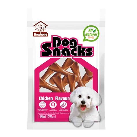 Buy Gnawlers HowBone Dog Snacks Chicken Flavor Dog Chews, 270gm Online at Low Price in India ...