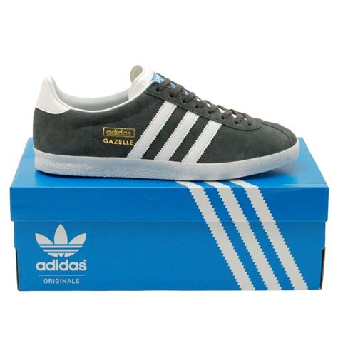 Adidas Originals Gazelle OG Suede Solid Grey - Mens Shoes from Attic ...