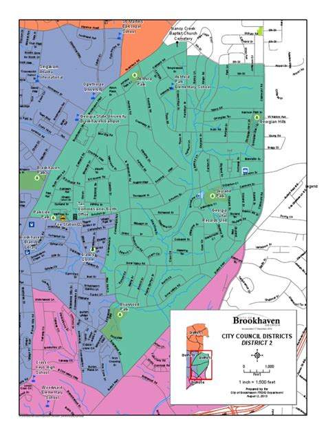 City of Brookhaven GA District 2 Map