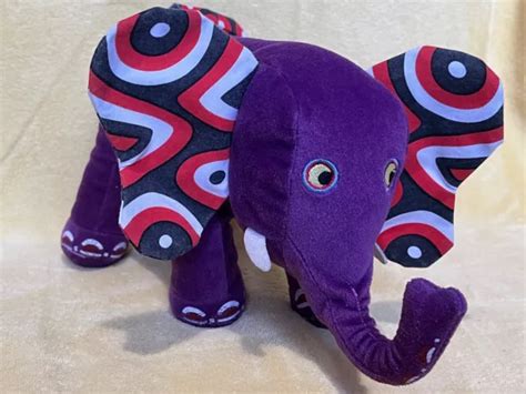 BANDAI TINGA TINGA Tales Purple Elephant Soft Plush Toy Singing Musical Sounds £13.99 - PicClick UK