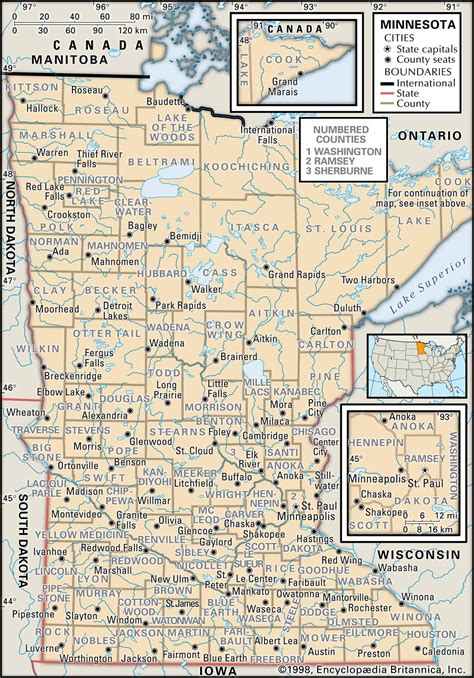 Minnesota County Map Printable - Printable Word Searches