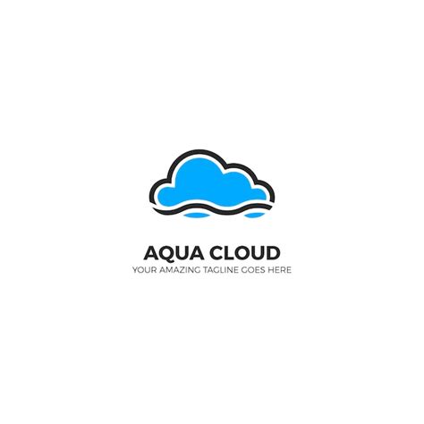 Free Vector | Cloud logo design