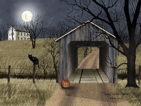 Sleepy Hollow Bridge | Billy jacobs art, Halloween artwork, Halloween ...