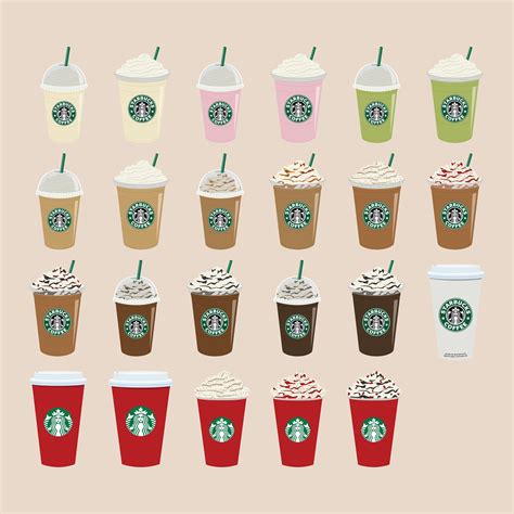 Starbucks Coffee Cup Clip Art