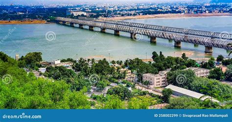 A Beautiful Cityscape of Vijayawada, Andhrapradesh, India Stock Image ...