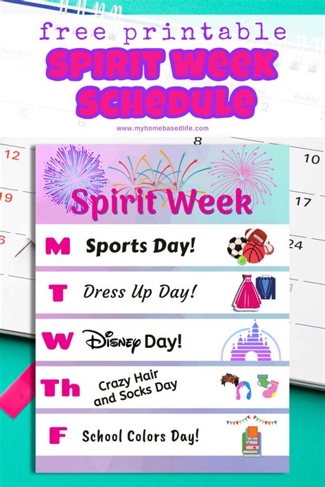 Spirit Week Ideas