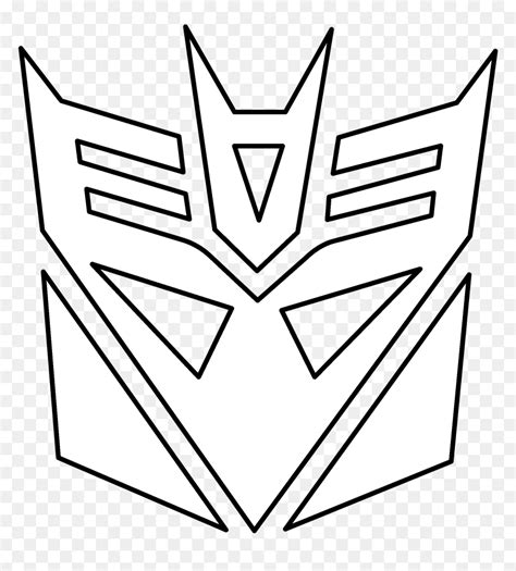 Transformers Logo Coloring Pages, HD Png Download - vhv