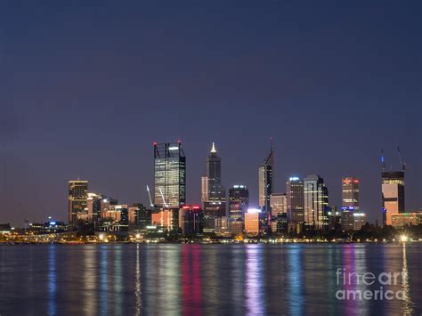 Perth City Skyline I Photograph by Focus Far and Wide