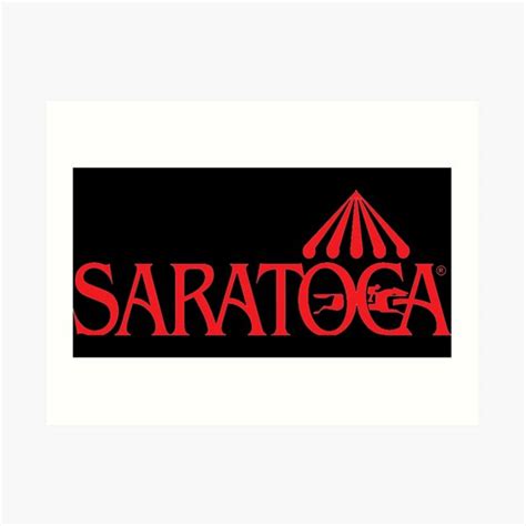 Saratoga Race Track Art Prints | Redbubble