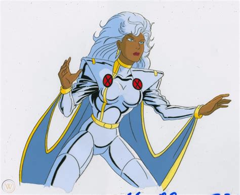 90s Marvel X MEN Cartoon STORM Detailed LARGE Original Animation Production Cel | #1860376935