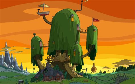 I Love Treehouses: Adventure Time Tree House Wallpapers 1680x1050