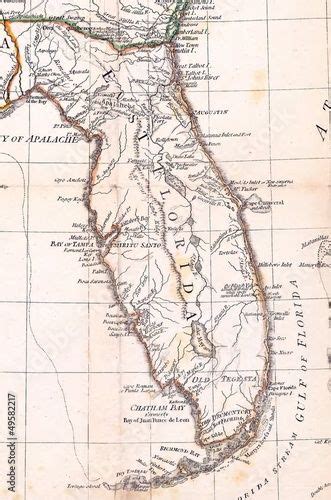 Florida old map