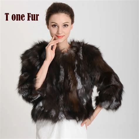 Aliexpress.com : Buy New Arrival Real Fox Fur Coat Genuine Fox Fur Jacket Natural Fur Women ...