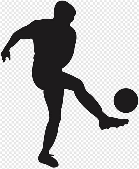 Football player Sport Silhouette, football, hand, human png | PNGEgg