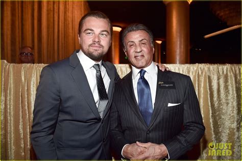 Leonardo DiCaprio Meets Up with Sylvester Stallone at Oscar Nominees 2016 Luncheon: Photo ...