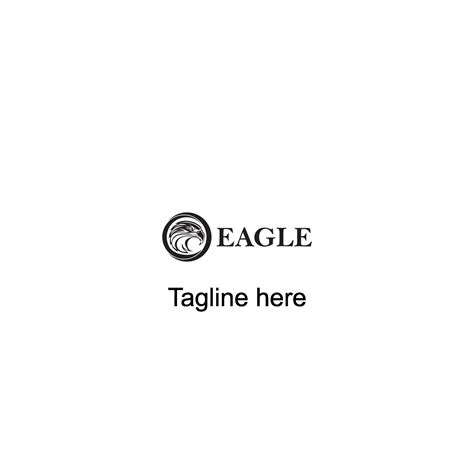 eagle logo template 25901227 Vector Art at Vecteezy