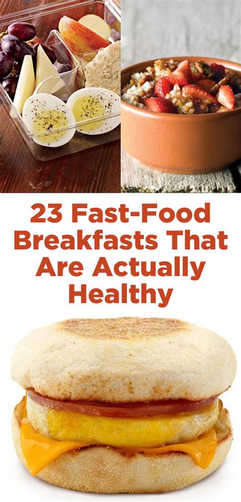 20 Ideas for Healthy Breakfast Fast Food - Best Recipes Ideas and ...