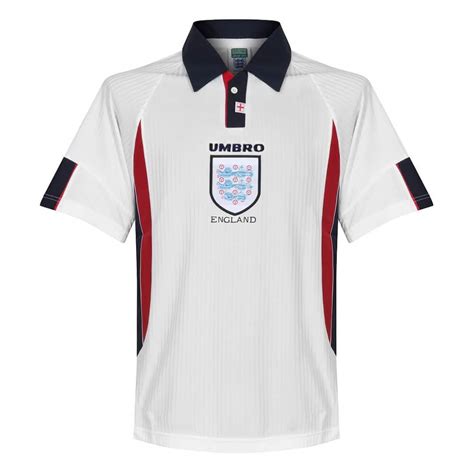 Retro 1998 England Home Soccer Jersey - Team Soccer Jerseys