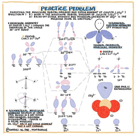 Molecular Orbital Diagram of Sulfite: Organic Chemistry Educational ...