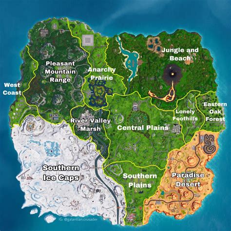 The 11 regions of the Fortnite BR map : r/FortNiteBR