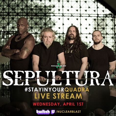 Sepultura Tour Dates, Concert Tickets, & Live Streams