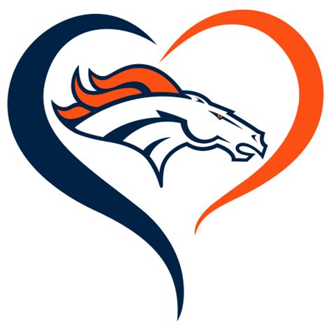 Drawing & Illustration Blue Line Denver broncos logo png svg jpeg Art & Collectibles Digital ...