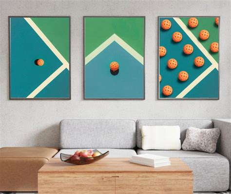 Pickleball Wall Art Pickleball Poster Wall Art 3 Piece - Etsy