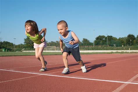 Children running stock photo. Image of daughter, sister - 45945784