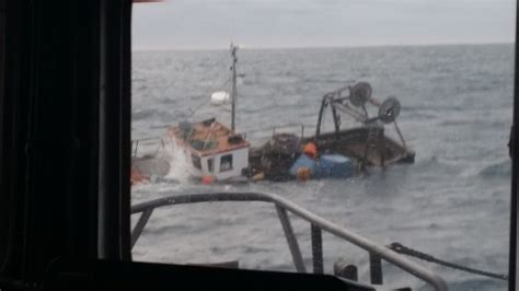 Fishermen rescued after their boat sinks in the Atlantic - YBW