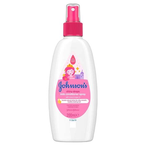 Johnsons Baby Shiny Drops Conditioner Spray in 2020 | Curly hair baby ...