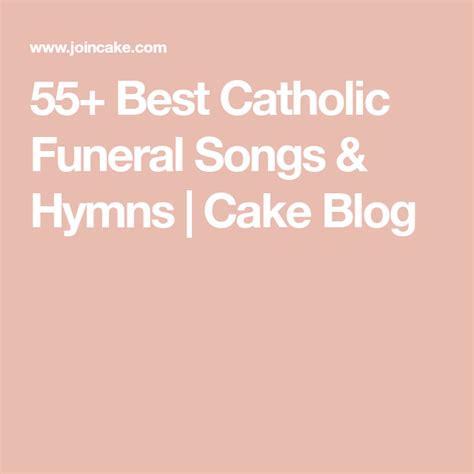 55 best catholic funeral songs hymns – Artofit