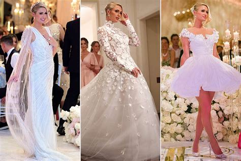 See All of Paris Hilton's Lavish Wedding Looks