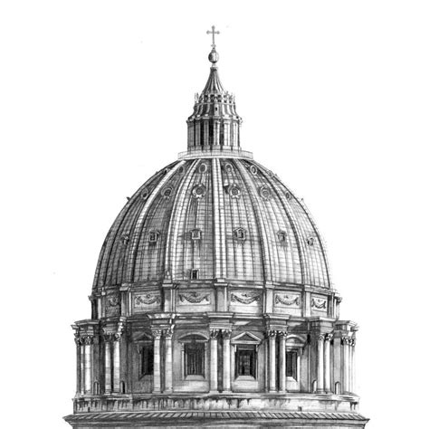 Minty Sainsbury — Saint Peter's Basilica Architecture Print ...