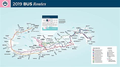 Bus routes and maps | Government of Bermuda | Bus route map, Bus map ...