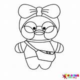 Free Printable LalaFanfan Duck Coloring Pages – Cute And Fun Coloring  sketch template