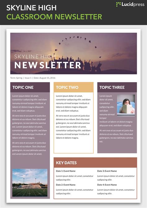 Microsoft Publisher Template Newsletter Collection