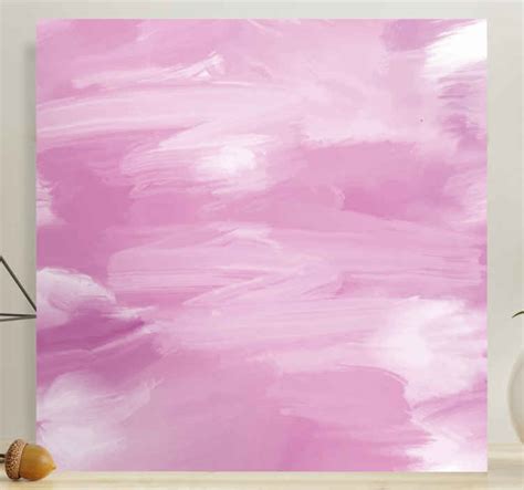 Tableau pour chambre Peinture rose pastel - TenStickers