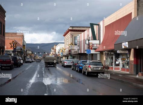 Downtown The Dalles Oregon Stock Photo - Alamy