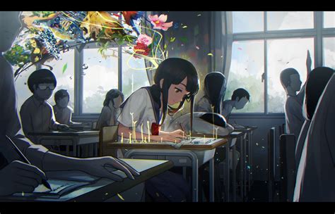 Studying Anime Wallpapers - Wallpaper Cave