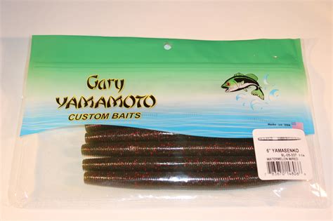 Gary Yamamoto 6 inch Senko Watermelon Wired - Lure Fishing for Bass