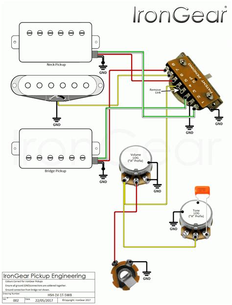 Unique Guitar Wiring Diagram One Volume One tone #diagram #diagramsample #diagramtemplate Check ...