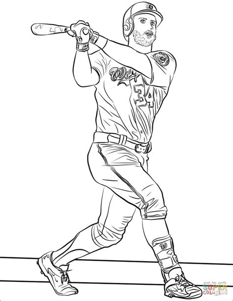 Baseball Players Coloring Pages Ideas | Baseball coloring pages, Coloring pages, Adult coloring ...