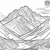 Andes Mountain Range Coloring Pages sketch template