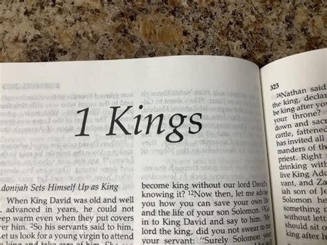 1 Kings 1: Another of King David's Sons Tries to Steal the Throne - Seek the Gospel Truth