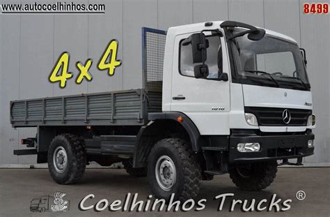 Mercedes-Benz 1018 Atego // 4x4, 2011, Portugal - Used flatbed/Dropside ...