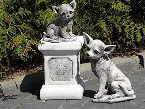 Stone dog statue for garden dog statue garden statue | Etsy
