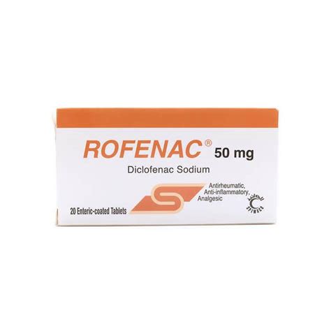 Rofenac 50mg Enteric-Coated Tablets 20's