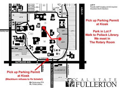 CSUF Campus Map