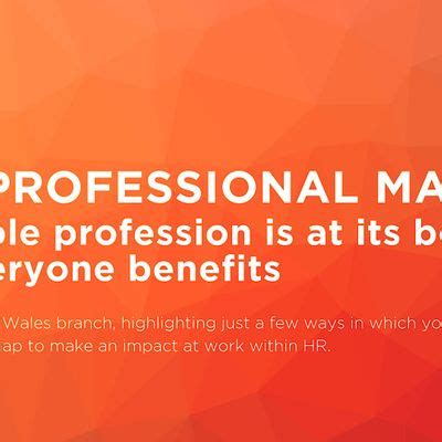 The CIPD Professional Map - When the people profession is at its best ...