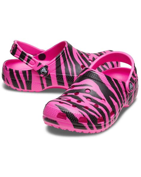 Crocs™ Classic Animal Print Clog in Pink | Lyst